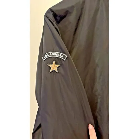 Torrid Bomber Jacket Women's Size 3/3X Patches Whatever 92 Love Cherries Lips - Picture 5 of 6